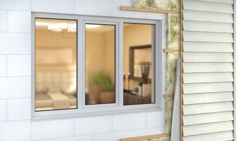 Siding Installation with Insulation Layer